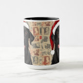 Black lab christmas tasse (Zentrum)