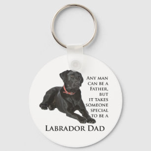Black Lab Dad Keychain Schlüsselanhänger