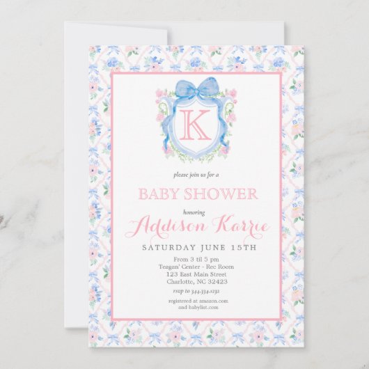 Black Lab Dog Baby Shower Invitation Einladung (Vorderseite)
