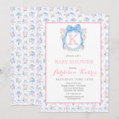 Black Lab Dog Baby Shower Invitation Einladung (Vorne/Hinten)