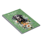 Black Lab Dogs Life and Times Custom Notebook Notizblock (Rechte Seite)