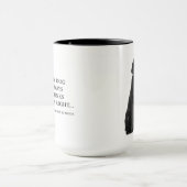 Black Lab / Ehefrau Tasse (Zentrum)