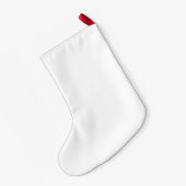 Black Lab Frohe Weihnachts-Weihnachtsmannmütze Hol Kleiner Weihnachtsstrumpf (Rückseite (Hängend))