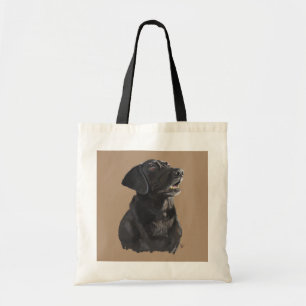 Black Lab Hund Art Tote Tasche