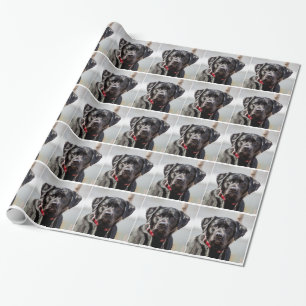 Black Lab Hund Pet Black Labrador Retriever Geschenkpapier