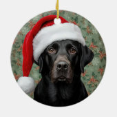 Black lab keramik ornament (Hinten)