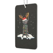 Black Lab Labrador Christmas Tree Light Pajama Dog Autolufterfrischer (Links)