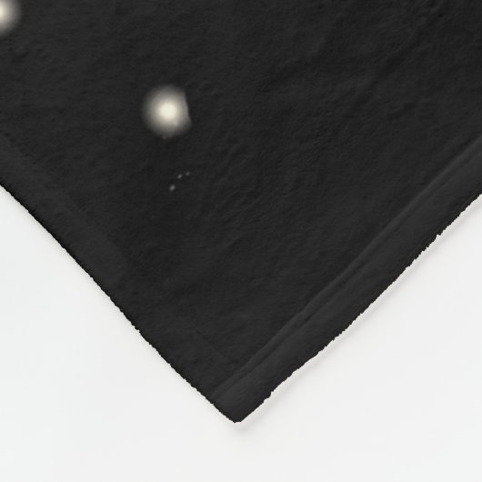 Black Lab Labrador Christmas Tree Light Pajama Dog Fleecedecke (Ecke)