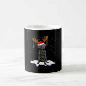 Black Lab Labrador Christmas Tree Light Pajama Dog Kaffeetasse (Mittel)