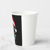 Black Lab Labrador Weihnachtsbaum Light Pajama Dog Pappbecher (Links)