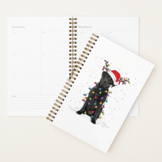 Black Lab Labrador Weihnachtsbaum Light Pajama Dog Planer (Anzeige)