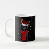 Black Lab Labrador Weihnachtsbaum Light Pajama Kaffeetasse (Links)