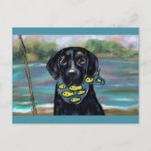 BLACK LAB POSTKARTE (Vorderseite)