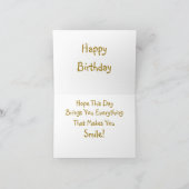 Black Lab Puppy Karte (Innenseite)