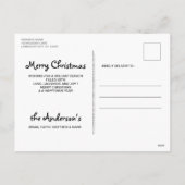 Black Lab Santa - Frohe Weihnachten - Labrador Hun (Rückseite)