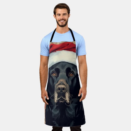 Black lab schürze (Getragen)
