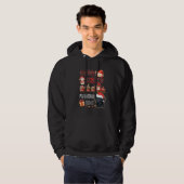 Black Lab Sehr geehrter Santa My Buddy hat es lust Hoodie (Vorne ganz)