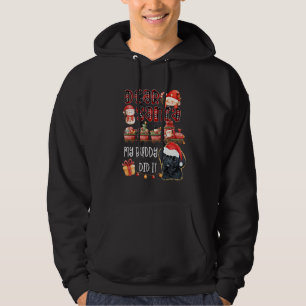 Black Lab Sehr geehrter Santa My Buddy hat es lust Hoodie