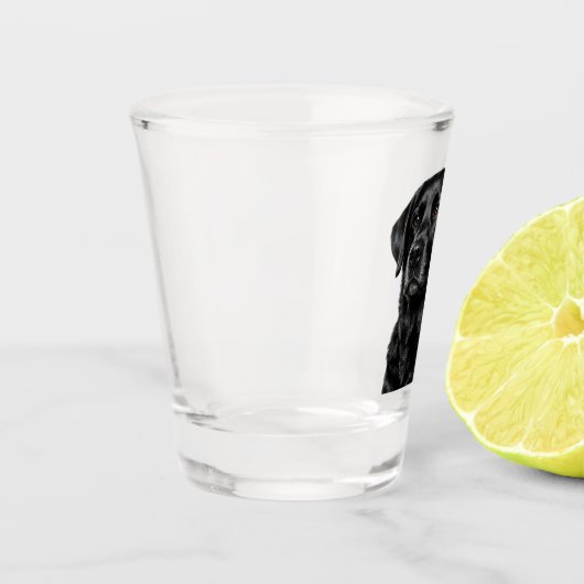 Black Lab Shot Glass Schnapsglas (Links)