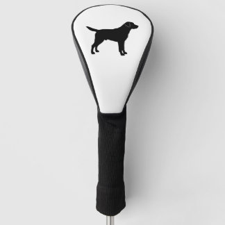 Black Lab Silhouette Golf Headcover