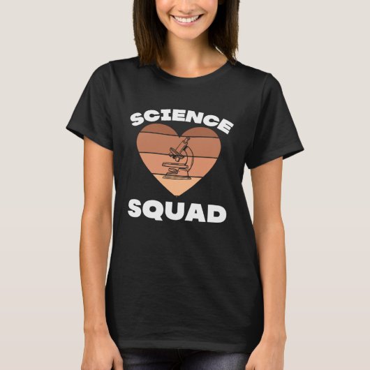 Black Lab Tech Clinical Labrador STEM Science Squa T-Shirt (Vorderseite)