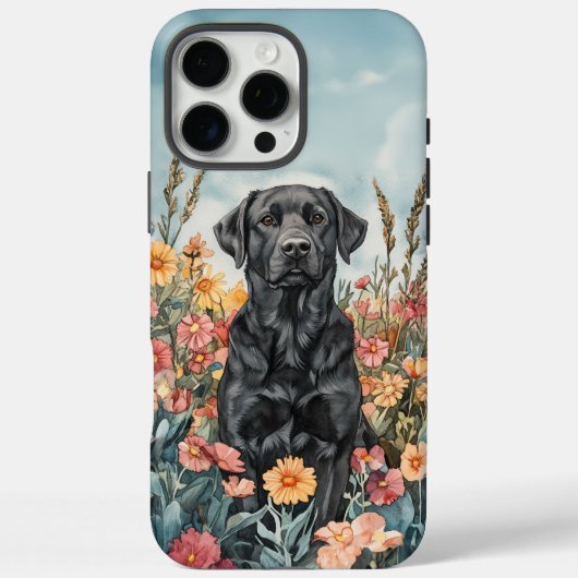 Black Lab - Tough Phone Case (Rückseite)