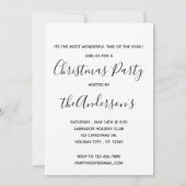 Black Lab Weihnachten - Niedlicher Hund Welpe Labr Einladung (Rückseite)