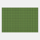 Black Lab Weihnachts-Muster Karo Combo Fun Geschenkpapier Set (Vorderseite 3)