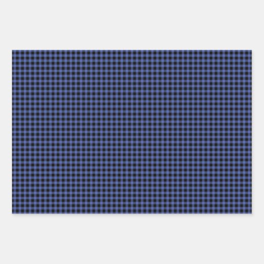 Black Lab Weihnachts-Muster Karo Combo Fun Geschenkpapier Set (Vorderseite 2)