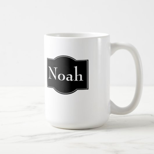 Black Label Personalisiert Kaffeetasse (Rechts)
