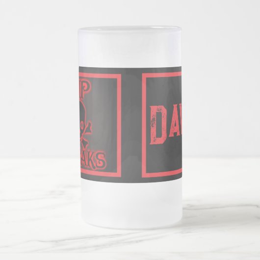 'Black Label' Pip Squeaks 'Davey' Mattglas Bierglas (Mittel)