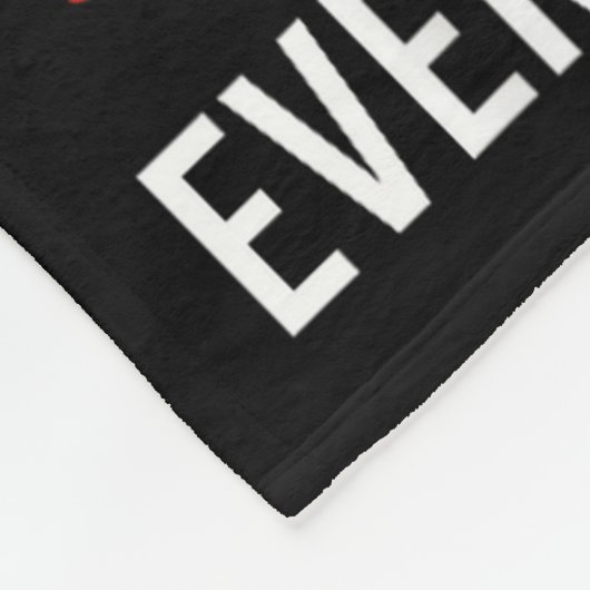 Black Labradoodle Christmas I'm Fine Everything Is Fleecedecke (Ecke)