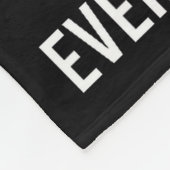 Black Labradoodle Christmas I'm Fine Everything Is Fleecedecke (Ecke)