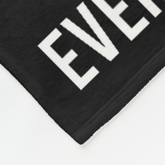 Black Labradoodle Christmas I'm Fine Everything Is Fleecedecke (Ecke)