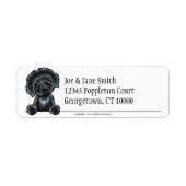 Black Labradoodle Clean & Simple (Vorne)