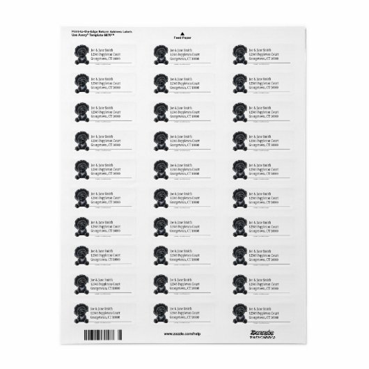 Black Labradoodle Clean & Simple (Vorne)