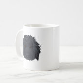 Black Labradoodle Kaffeetasse (Vorderseite Links)