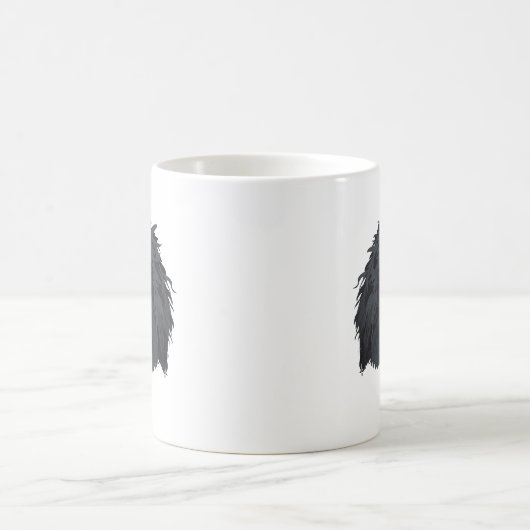 Black Labradoodle Kaffeetasse (Mittel)