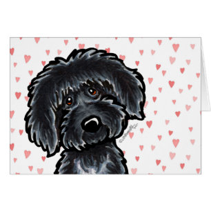 Black Labradoodle Puppy-Liebe