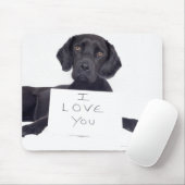 Black Labrador 13 Monate Mousepad (Mit Mouse)