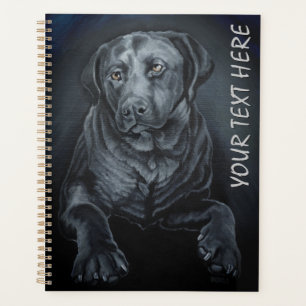 Black Labrador Art Planer Englisch Retriever Book