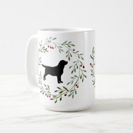 Black Labrador Christmas Elegante Retriever Dog Kaffeetasse