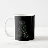Black Labrador Christmas I'm Fine Everything Is Fi Kaffeetasse (Links)