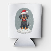 Black Labrador Christmas Santa Hat Xmas Pajama T-S Dosenkühler (Vorderseite)