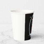 Black Labrador Christmas Santa Hat Xmas Pajama T-S Pappbecher (Rechts)