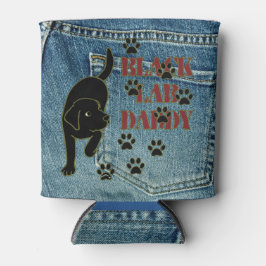 Black Labrador Daddy Can Cooler Dosenkühler