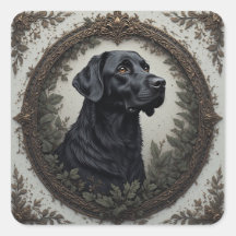 Black Labrador Elegantes Portrait