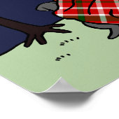 Black Labrador Family und Starry Sky Poster (Ecke)