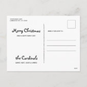 Black Labrador Frohe Weihnachten - Niedlicher Hund (Rückseite)