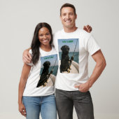 Black Labrador "Goin' Fishin' " fun  T-Shirt (Unisex)